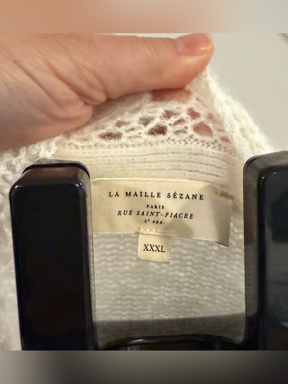 Like New Sezane Angie Cardigan Ecru Sz XXXL fits 14 16 18 women’s - Picture 3 of 8